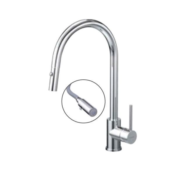 Vòi bếp Caesar nóng lạnh gắn tường K079C