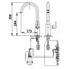 Vòi bếp COTTO CT4904A(DC) Nóng Lạnh Tự Động Dùng Pin - ảnh 2