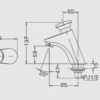 Vòi Chậu Lavabo BánTự Động INAX LFV-P02B Nước Lạnh - ảnh 2