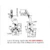 Vòi Chậu Lavabo Cảm Ứng INAX AMV-90K(220V) Nóng Lạnh Dùng Điện - ảnh 2