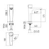 Vòi chậu lavabo nóng lạnh Viglacera VG136.1 - ảnh 2