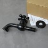 Vòi Gắn Tường Kanly GCT02B Lạnh Bằng Đồng Màu Đen - ảnh 8