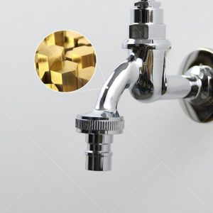 Ảnh công trình thực tế Vòi Lạnh Gắn Tường Kanly CHT01 Đồng Thau Mạ Chrome