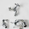 Vòi Lạnh Gắn Tường Kanly CHT01 Đồng Thau Mạ Chrome - ảnh 3