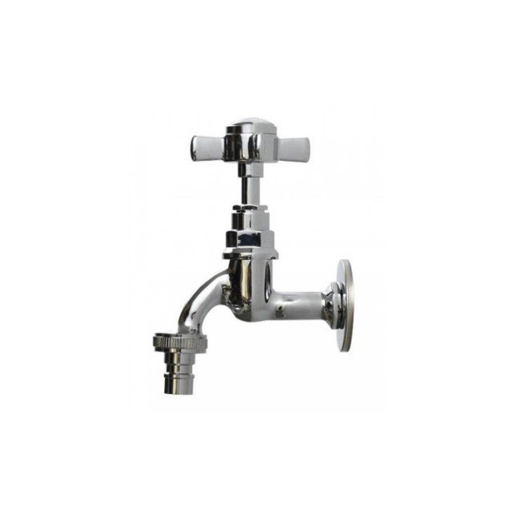 Vòi Lạnh Gắn Tường Kanly CHT01 Đồng Thau Mạ Chrome