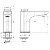 Vòi Lavabo American Standard Gala WF-T823B Nước Lạnh Màu Đen - ảnh 2