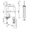 Vòi Lavabo American Standard WF-0603 Nobile Nóng Lạnh Thân Cao - ảnh 2