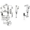 Vòi Lavabo American Standard WF-1601 Kastello Nóng Lạnh - ảnh 2
