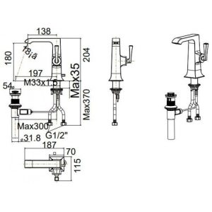 Ảnh công trình thực tế Vòi Lavabo American Standard WF-1601 Kastello Nóng Lạnh