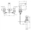 Vòi Lavabo American Standard WF-1703 Signature Nóng Lạnh 3 Lỗ - ảnh 2