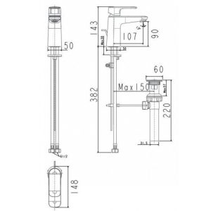 Ảnh công trình thực tế Vòi Lavabo American Standard WF-1M01 Loven Nóng Lạnh