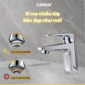Ảnh công trình thực tế Vòi lavabo Caesar lạnh B119C