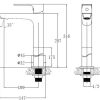 Vòi lavabo Caesar lạnh cao B061CBU - ảnh 5