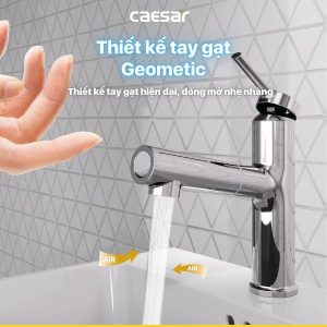 Ảnh công trình thực tế Vòi lavabo Caesar nóng lạnh B196C