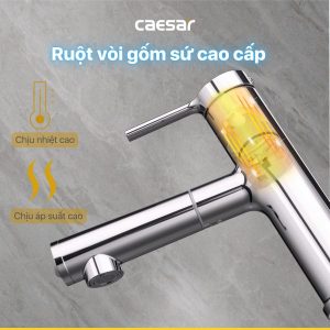 Ảnh công trình thực tế Vòi lavabo Caesar nóng lạnh B196C