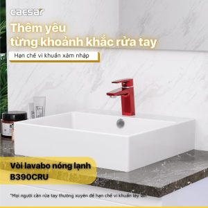 Ảnh công trình thực tế Vòi lavabo Caesar nóng lạnh B390CRU