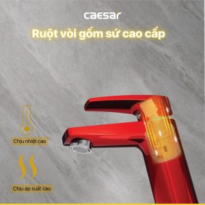 Ảnh công trình thực tế Vòi lavabo Caesar nóng lạnh B390CRU