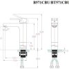 Vòi lavabo Caesar nóng lạnh B571CBU - ảnh 4