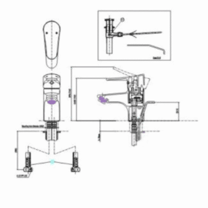Ảnh công trình thực tế Vòi Lavabo INAX LFV-1002S Nóng Lạnh