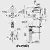 Vòi Lavabo INAX LFV-2002S Nóng Lạnh - ảnh 2