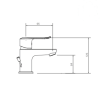 Vòi Lavabo INAX LFV-2012S Nóng Lạnh - ảnh 2