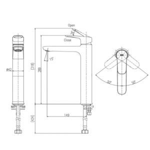 Ảnh công trình thực tế Vòi Lavabo INAX LFV-22S Lạnh