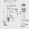 Vòi Lavabo INAX LFV-402S Nóng Lạnh - ảnh 2
