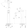 Vòi Lavabo INAX LFV-5000SH Nóng Lạnh Thân Cao - ảnh 2