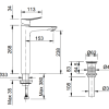 Vòi Lavabo INAX LFV-502SH Nóng Lạnh Thân Cao - ảnh 2
