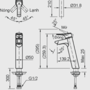 Ảnh công trình thực tế Vòi Lavabo INAX LFV-6012SH Nóng Lạnh