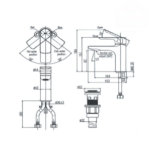Ảnh công trình thực tế Vòi Lavabo INAX LFV-612S Nóng Lạnh