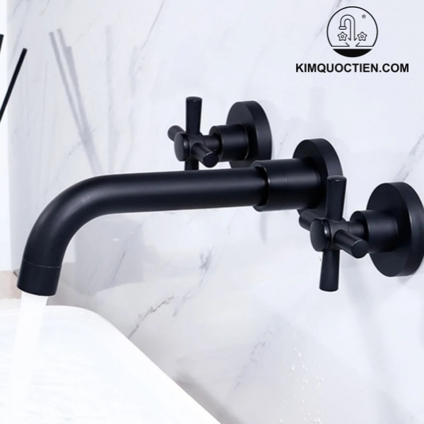 Alternative view of Vòi Lavabo Kanly GCT07B Gắn Tường Nóng Lạnh
