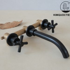 Ảnh công trình thực tế Vòi Lavabo Kanly GCT07B Gắn Tường Nóng Lạnh