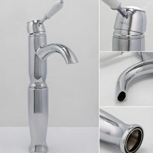Ảnh công trình thực tế Vòi Lavabo Kanly CHA09 Nóng Lạnh Bằng Đồng Mạ Chrome