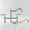 Vòi Lavabo Kanly CHB09 Nóng Lạnh Âm Bàn Mạ Chrome - ảnh 2