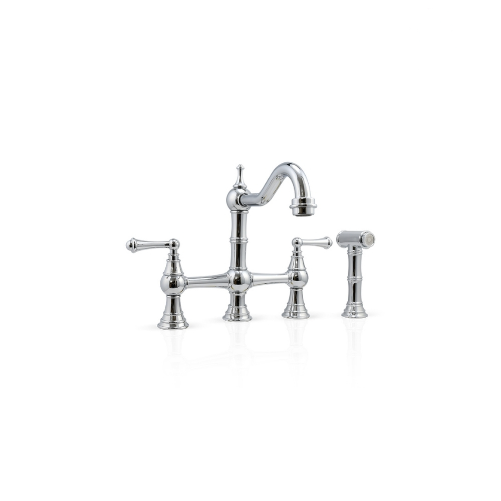 Vòi Lavabo Kanly CHB09 Nóng Lạnh Âm Bàn Mạ Chrome