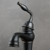 Vòi Lavabo Kanly Cổ Cao GCA14B Bằng Đồng Cổ Điển Màu Đen - ảnh 6