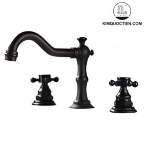 Vòi Lavabo 3 Lỗ Kanly GCB07B Nóng Lạnh