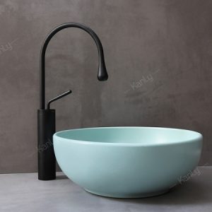 Ảnh công trình thực tế Vòi Lavabo Kanly GCC21B Thân Cao Nóng Lạnh