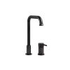 Vòi Lavabo Kanly GCC41B Nóng Lạnh Bằng Đồng Màu Đen
