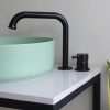 Vòi Lavabo Kanly GCC41B Nóng Lạnh Bằng Đồng Màu Đen - ảnh 3