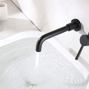 Ảnh công trình thực tế Vòi Lavabo Kanly GCT04B Nóng Lạnh Gắn Âm Tường