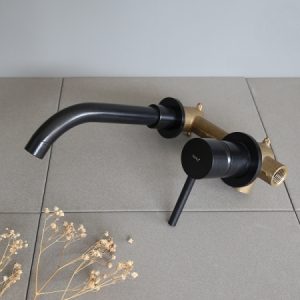 Ảnh công trình thực tế Vòi Lavabo Kanly GCT04B Nóng Lạnh Gắn Âm Tường