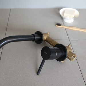 Ảnh công trình thực tế Vòi Lavabo Kanly GCT04B Nóng Lạnh Gắn Âm Tường