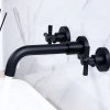 Vòi Lavabo Kanly GCT07B Gắn Tường Nóng Lạnh - ảnh 2