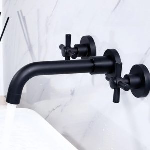 Ảnh công trình thực tế Vòi Lavabo Kanly GCT07B Gắn Tường Nóng Lạnh