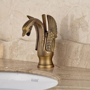 Ảnh công trình thực tế Vòi Lavabo Kanly GCV09 Nóng Lạnh Bằng Đồng Cổ Điển