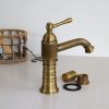 Vòi Lavabo Kanly GCV13 Nóng Lạnh Bằng Đồng Cổ Điển - ảnh 2