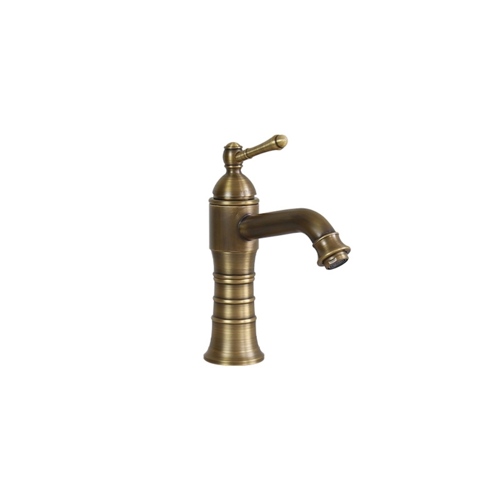 Vòi Lavabo Kanly GCV13 Nóng Lạnh Bằng Đồng Cổ Điển