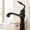 Vòi Lavabo Kanly GCV14B Nóng Lạnh Cổ Điển Màu Đen - ảnh 5